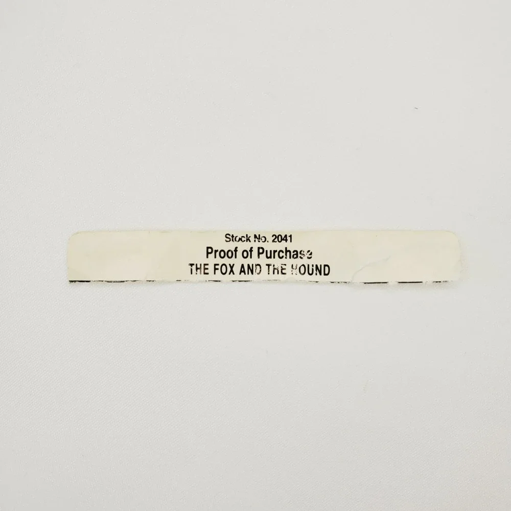 Tested-Disney The Fox and The Hound VHS w/ Bonus Disney Collector Mystery Pack - Picture 8 of 11